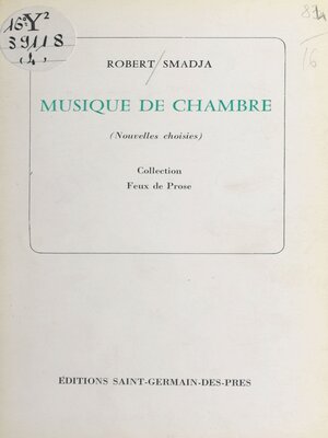 cover image of Musique de chambre